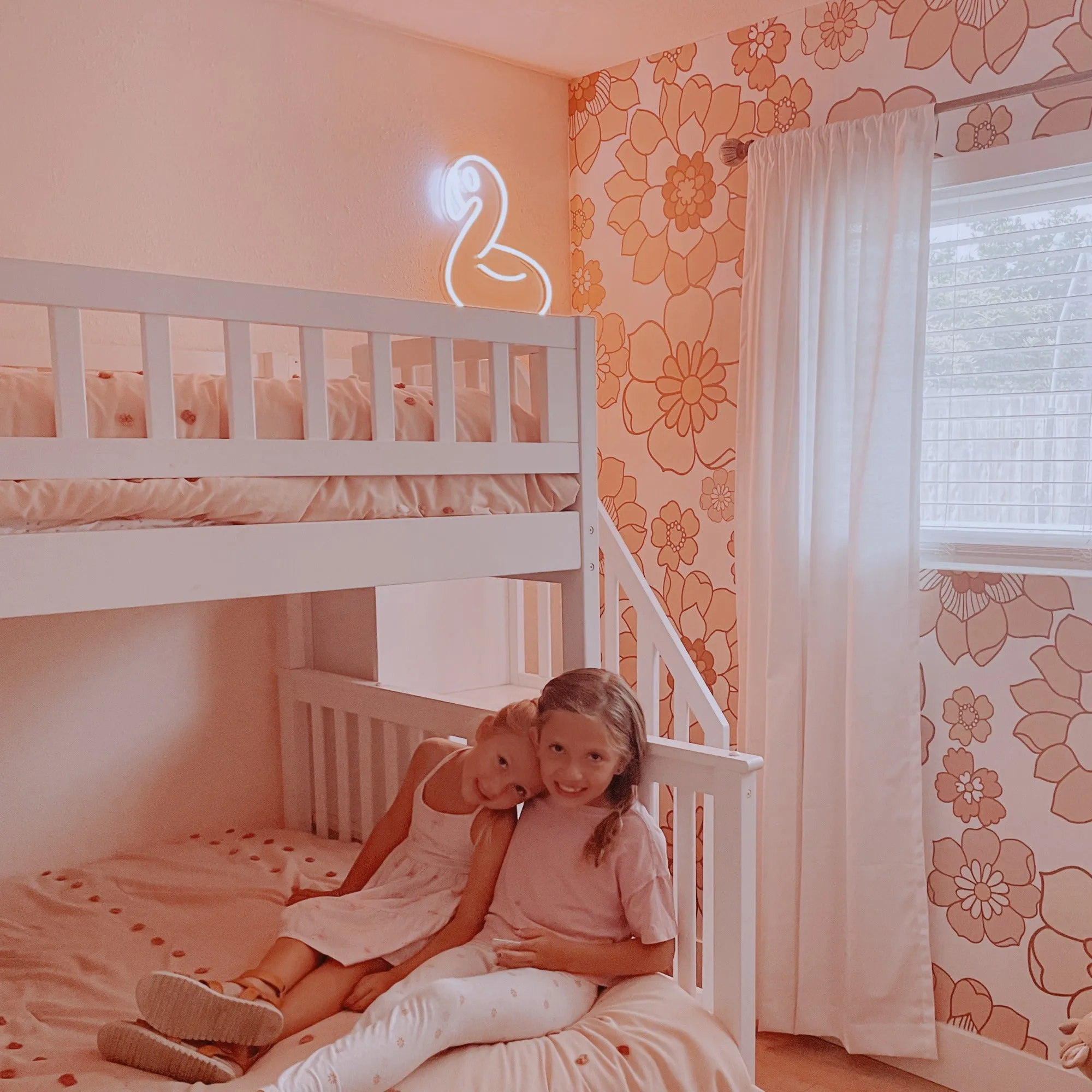 Flamingo Balloon - LED neon sign