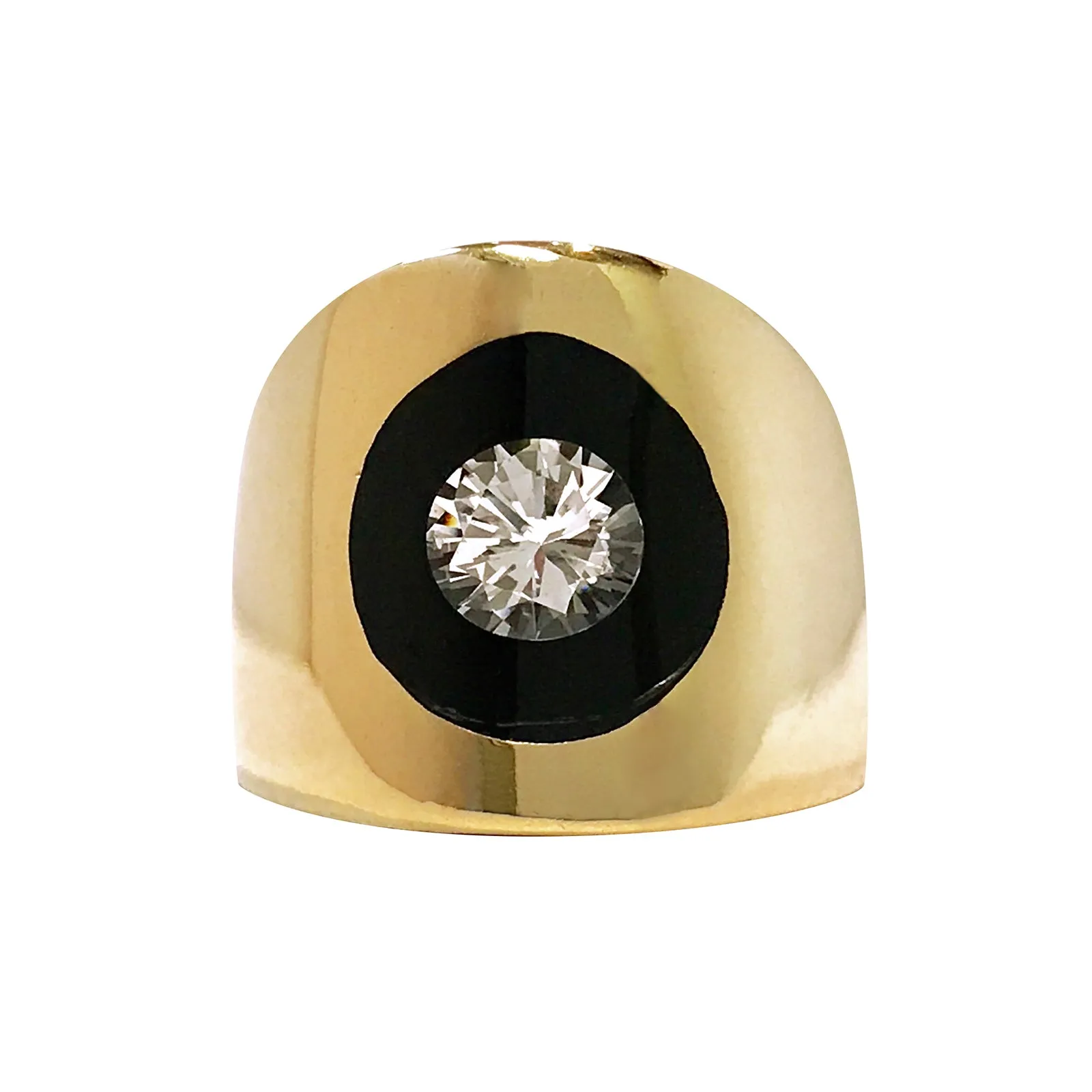 Floating Diamond Lucite Ring - 0.50ct (size 5 and 9 1/2)