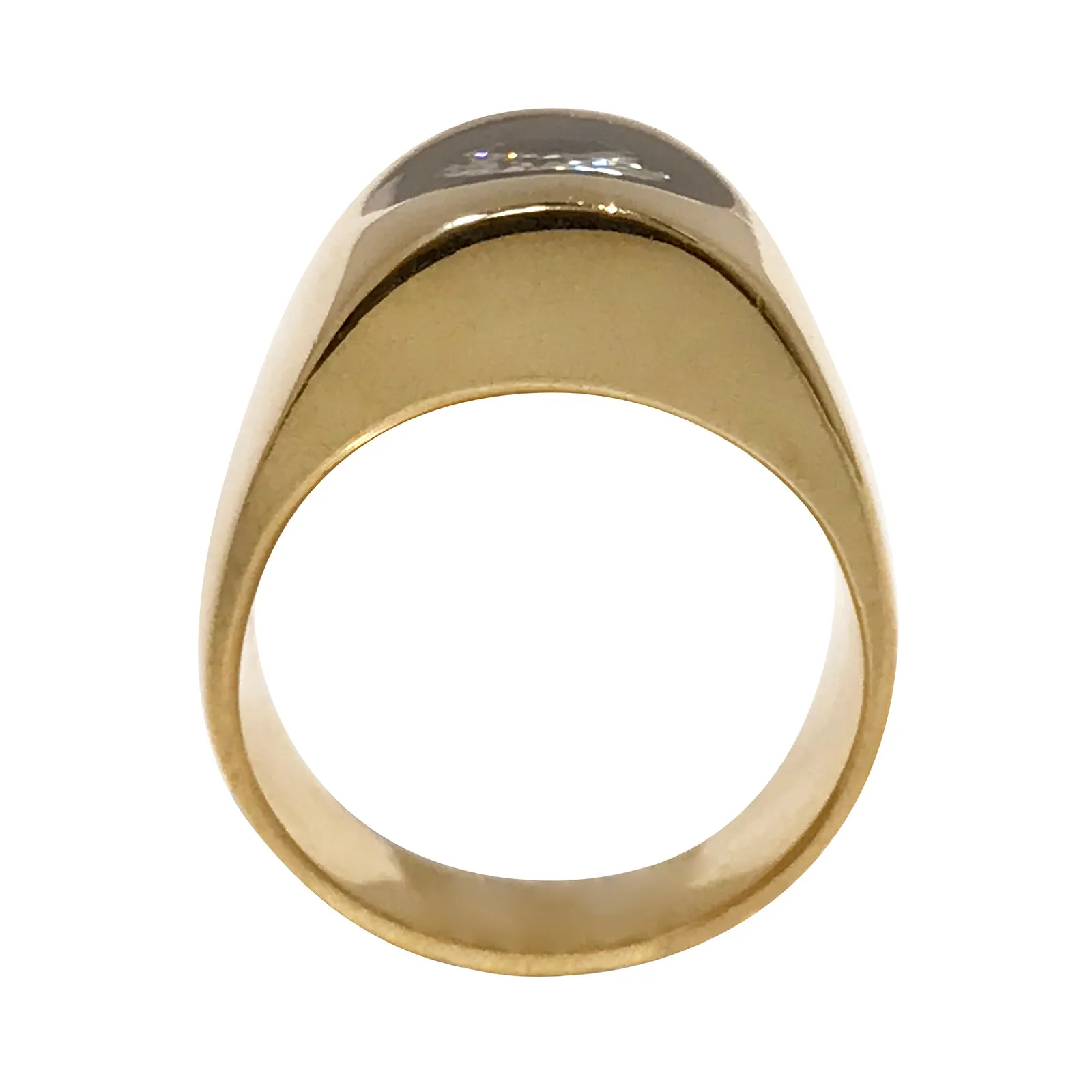 Floating Diamond Lucite Ring - 0.50ct (size 5 and 9 1/2)