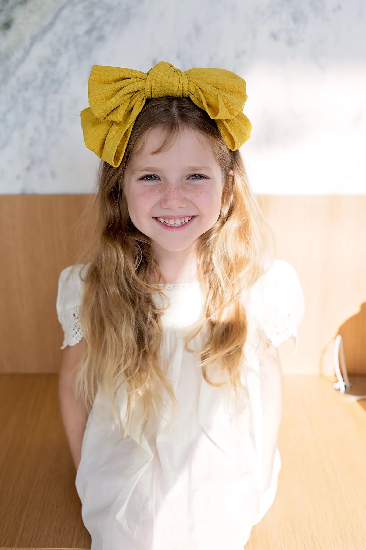Floppy Muslin Headband - Sky Blue