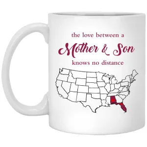Florida Alabama The Love Between Mother And Son Mug