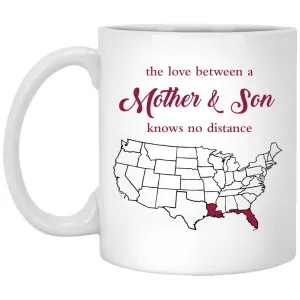 Florida Louisiana The Love Between Mother And Son Mug