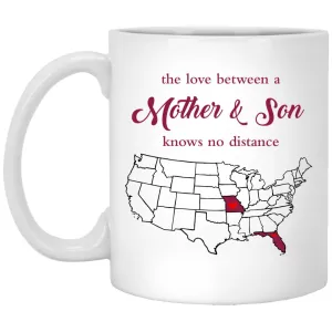 Florida Missouri The Love Between Mother And Son Mug