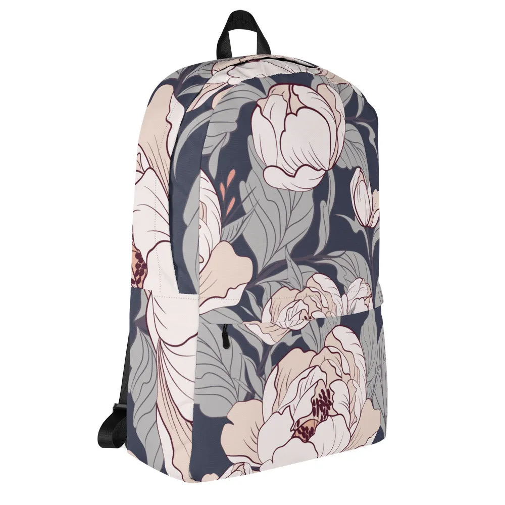 Flower Painting - Sustainably Made Backpack