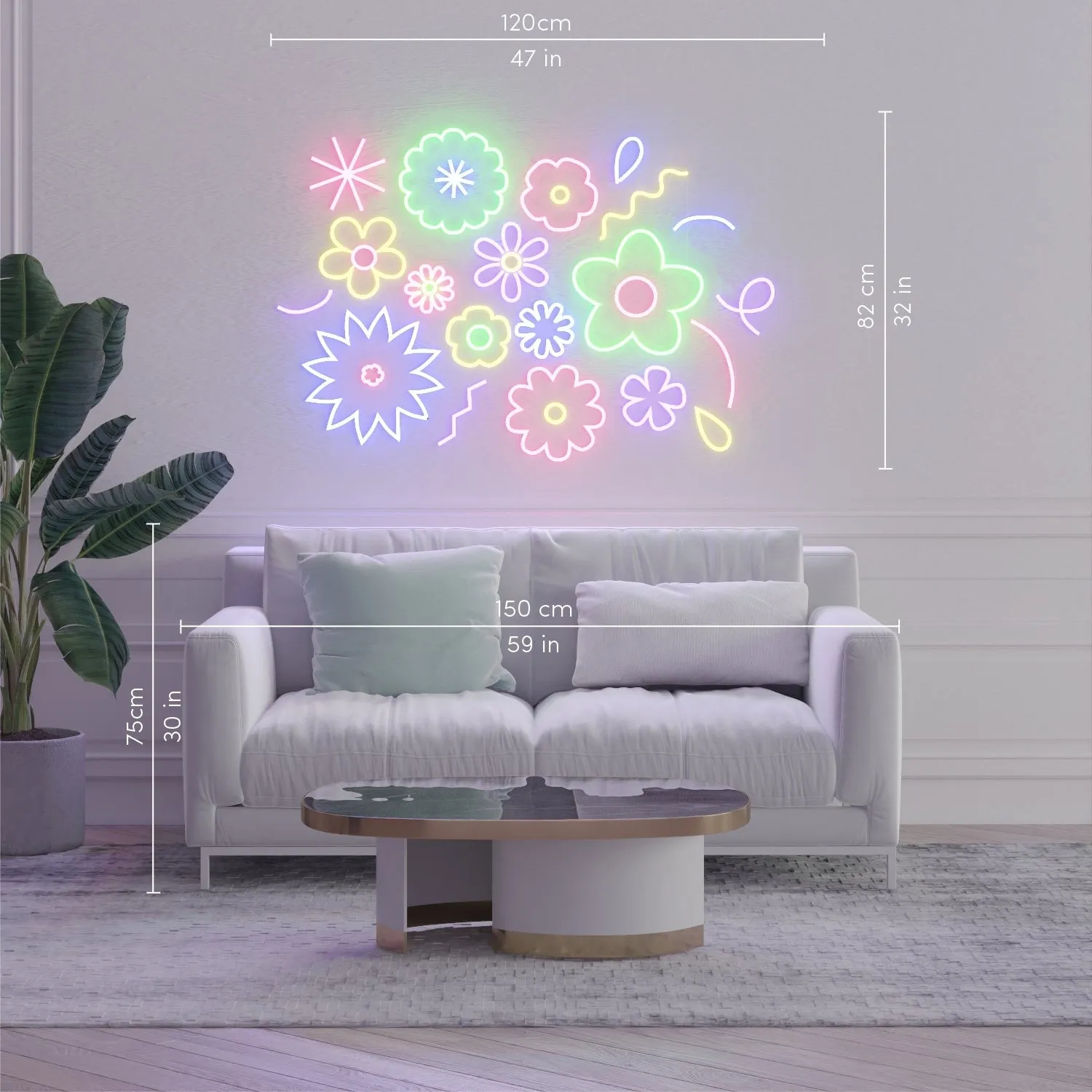 Flower Power by Emily Eldridge - LED Neon Sign