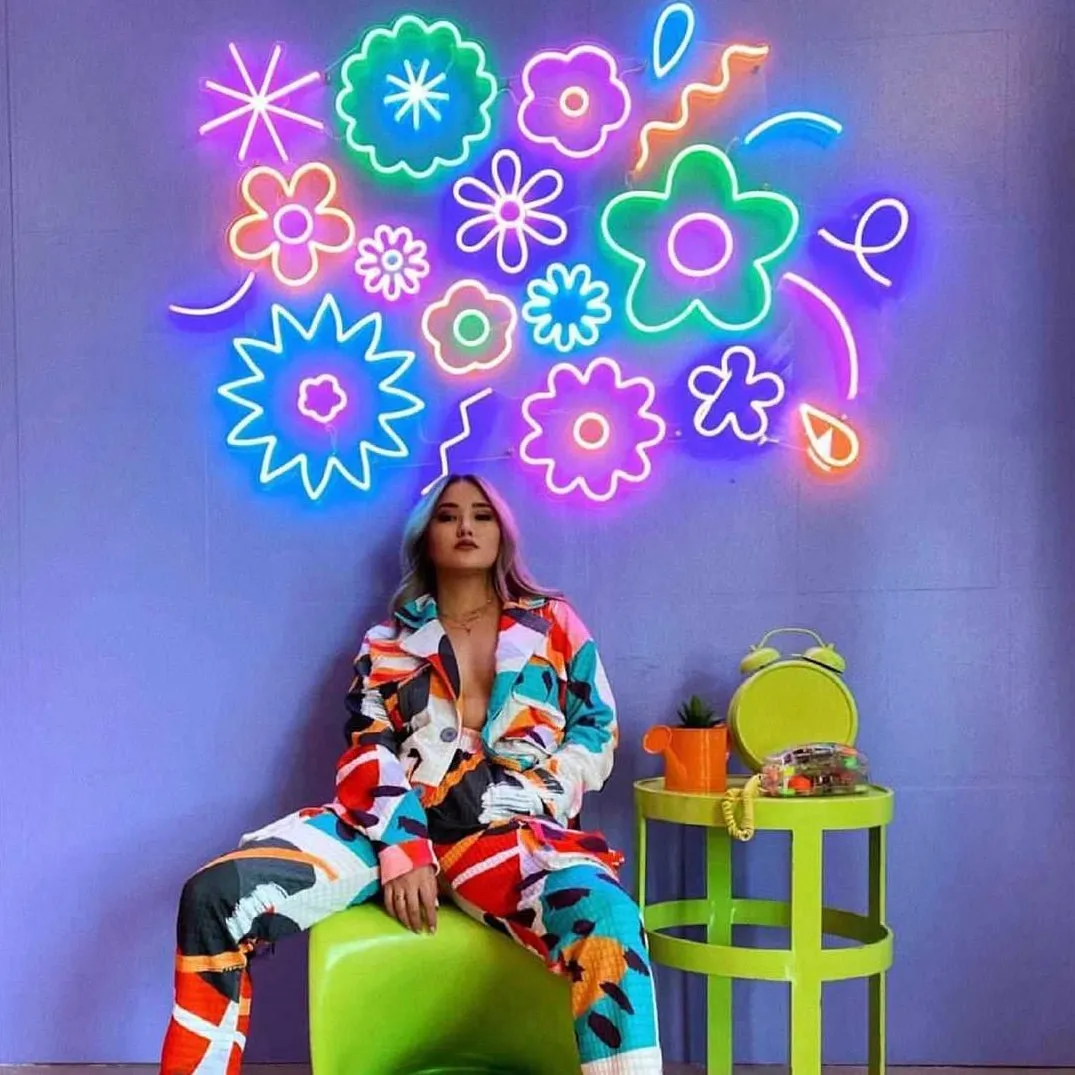 Flower Power by Emily Eldridge - LED Neon Sign