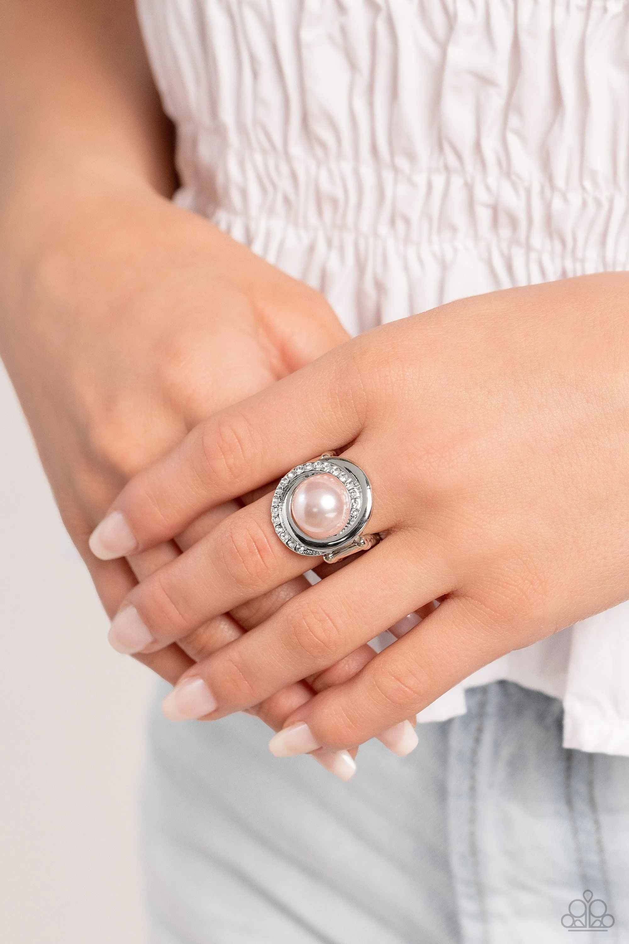 Folded Flair - Pink Ring