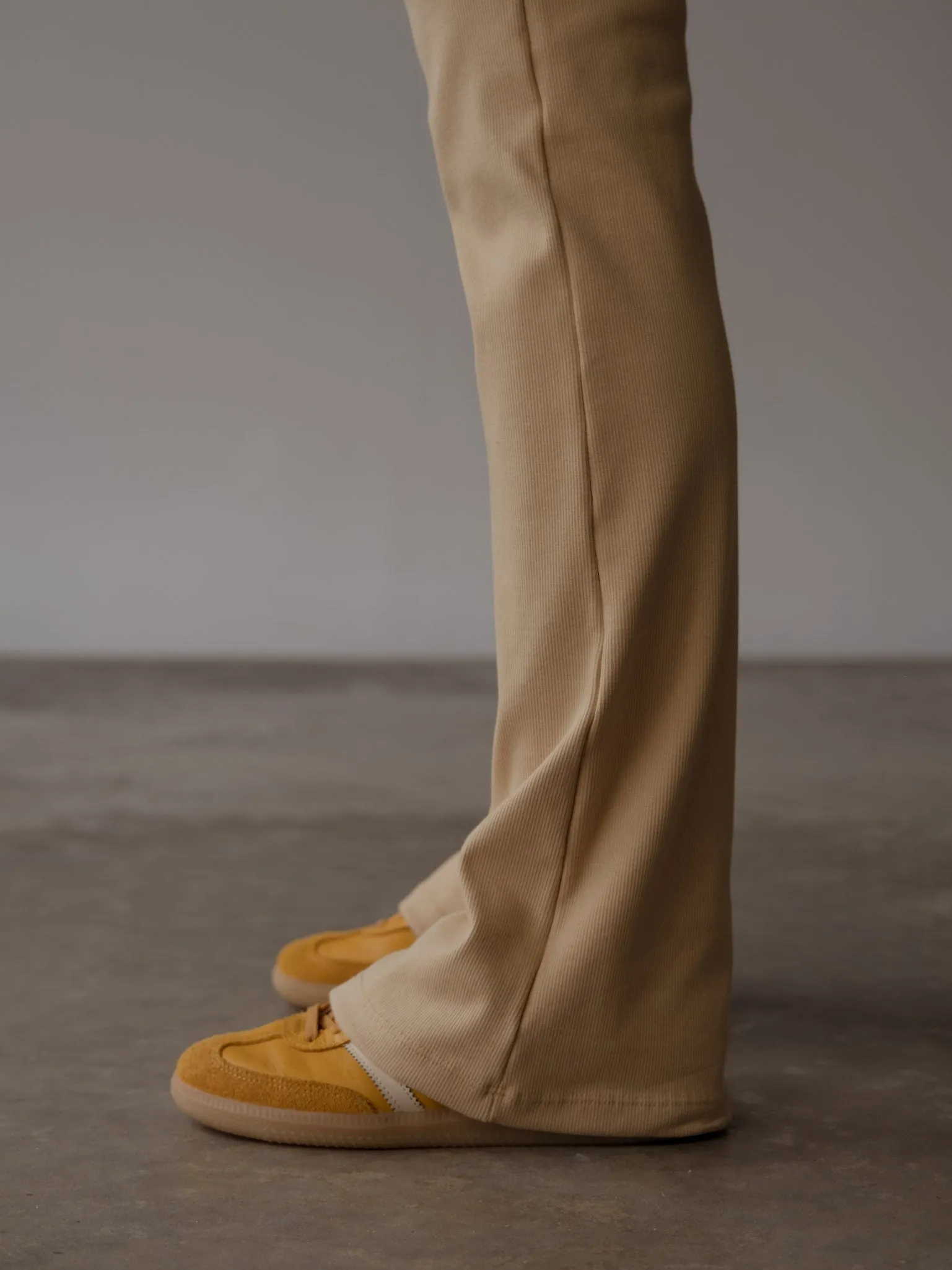 FOLDED LOUNGE PANT - SAND