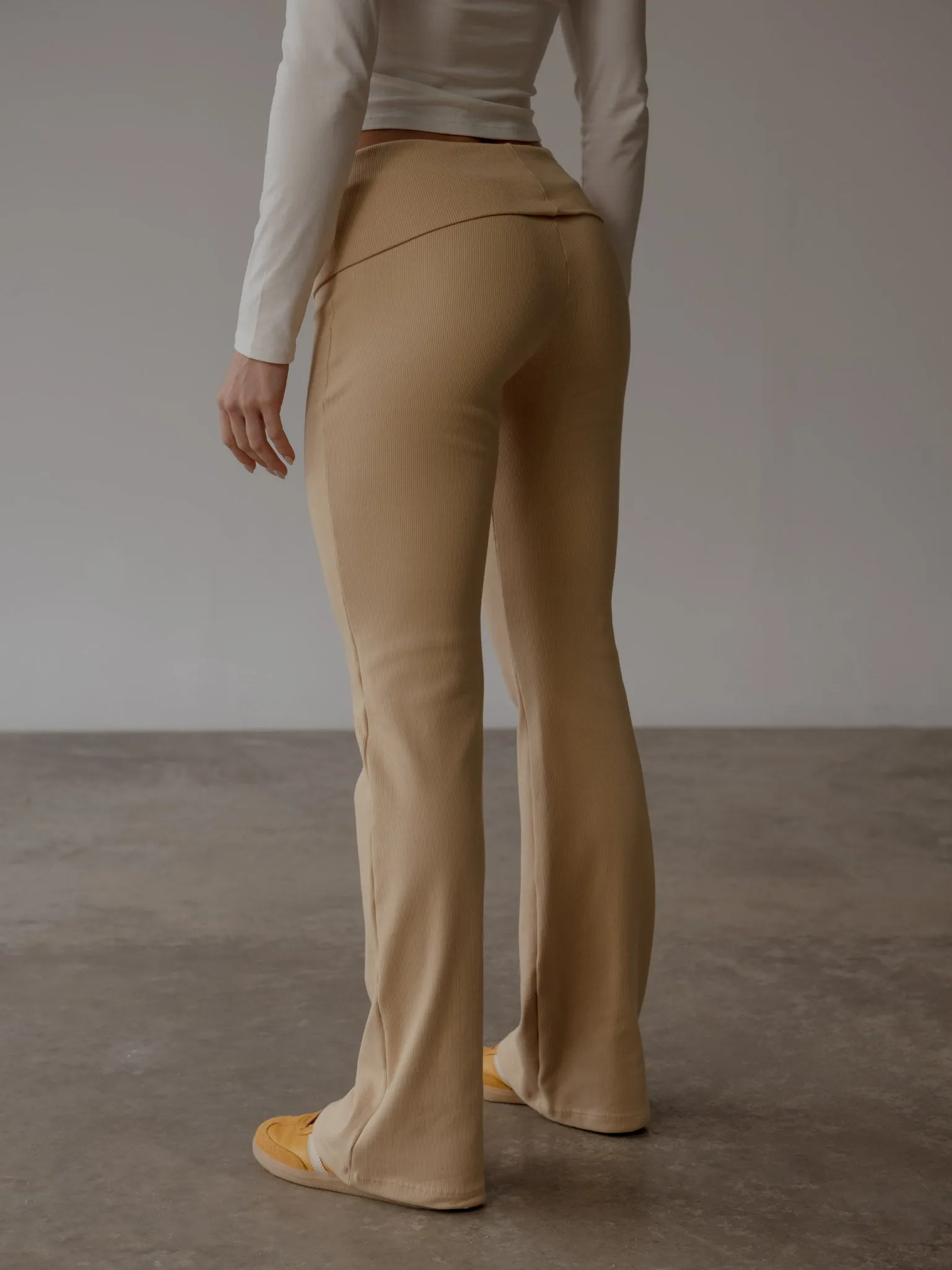 FOLDED LOUNGE PANT - SAND