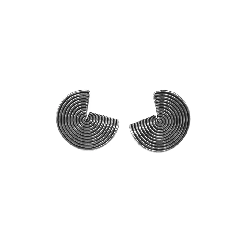 Folded Post Earrings