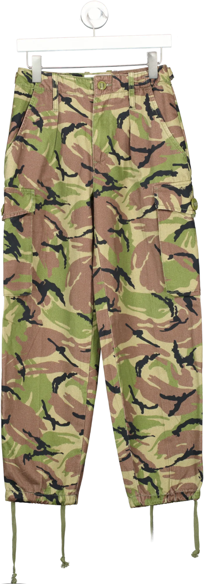 FRAME Green High Rise Utility Trouser W24
