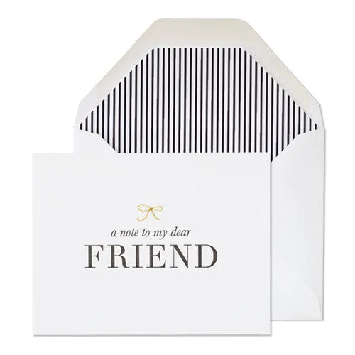 FRIENDSHIP - SP - A NOTE TO MY DEAR FRIEND