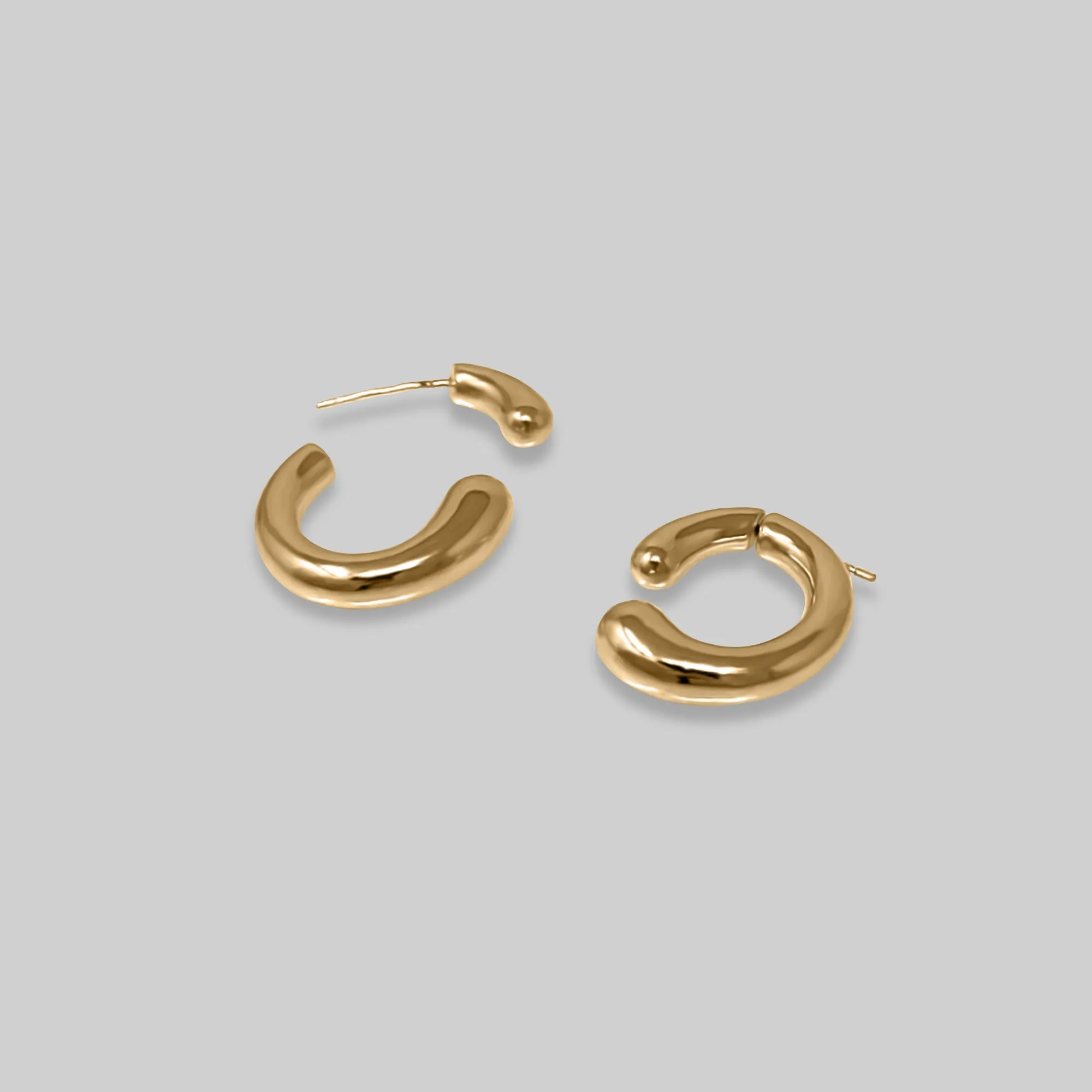Front and Back Hoop Earrings