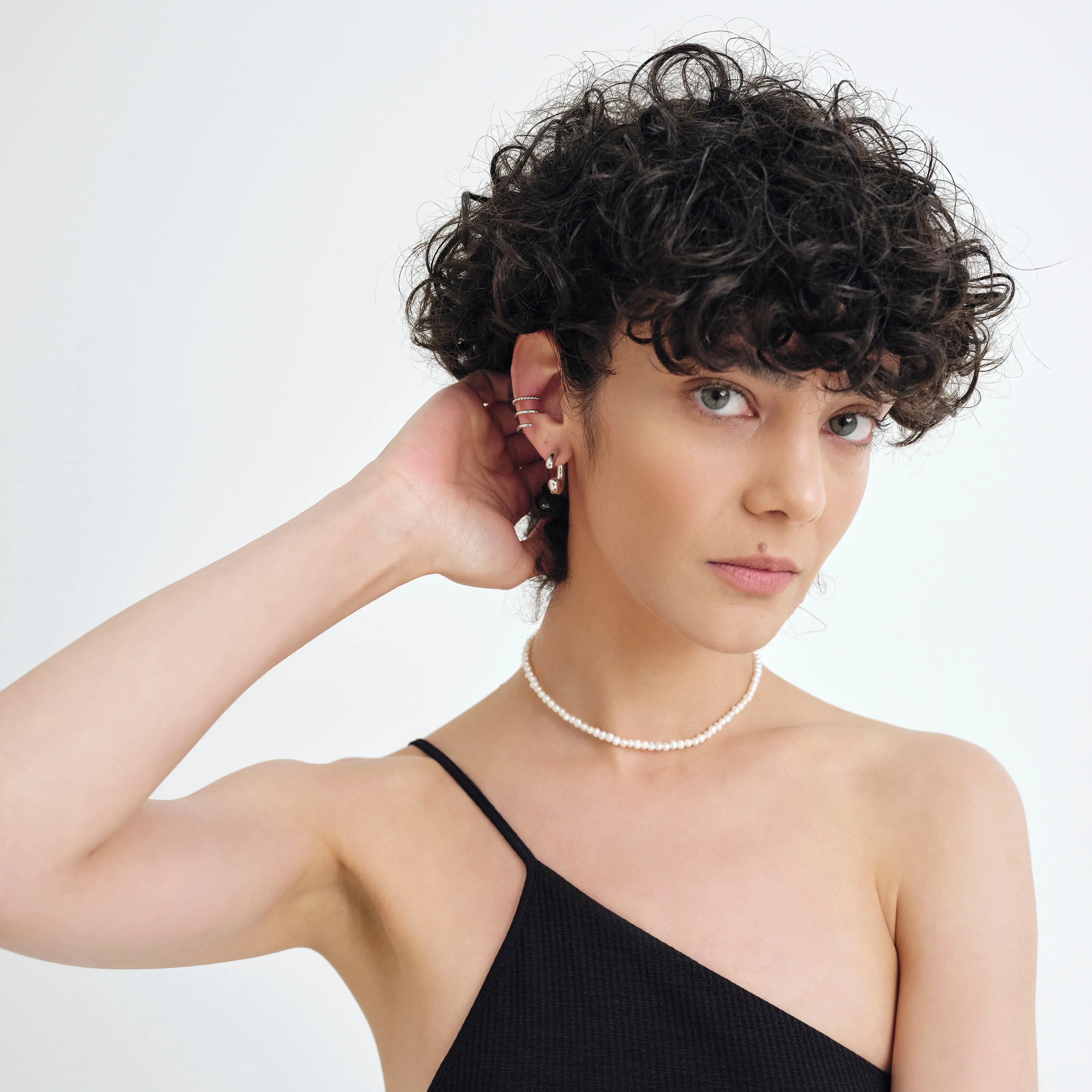 Front and Back Hoop Earrings