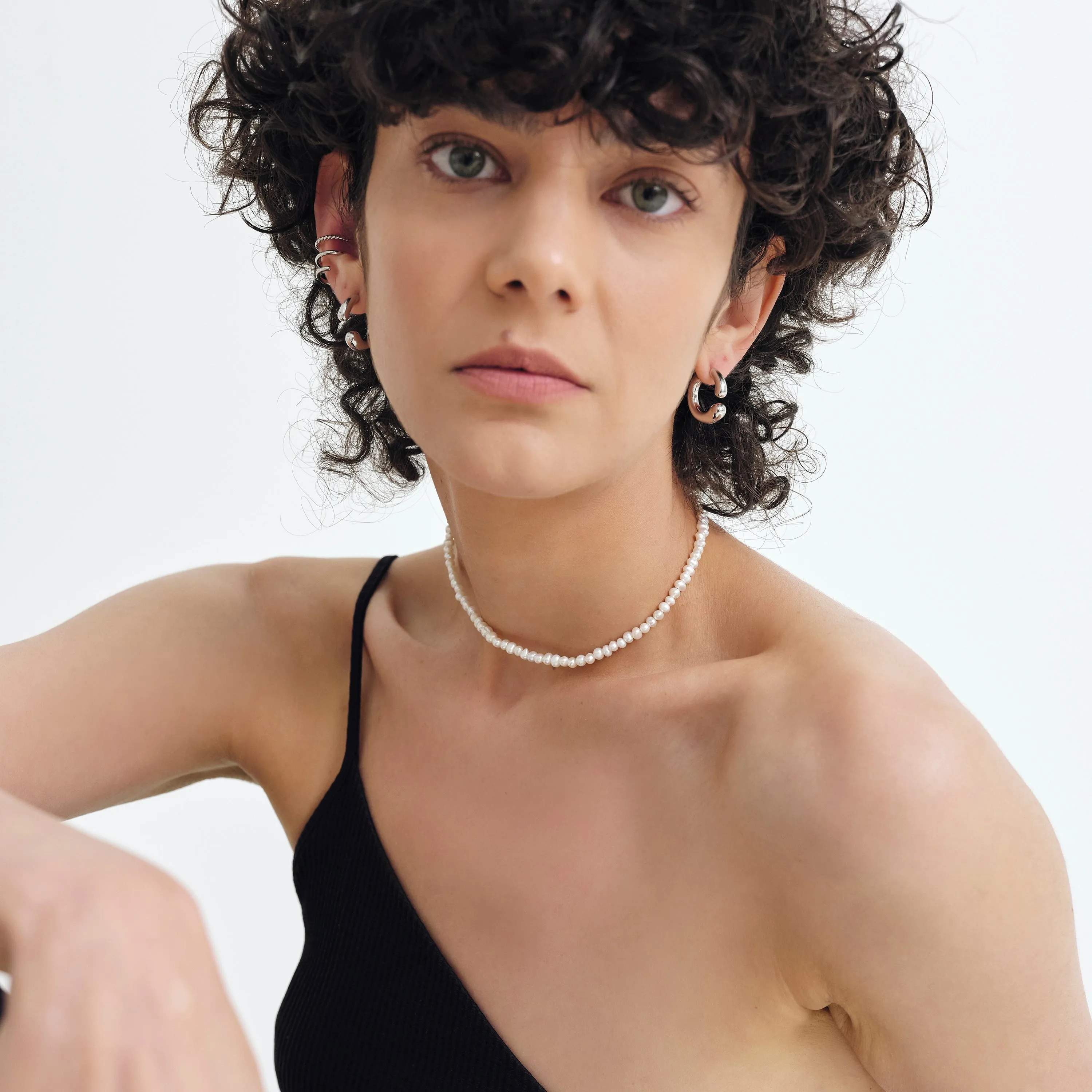 Front and Back Hoop Earrings