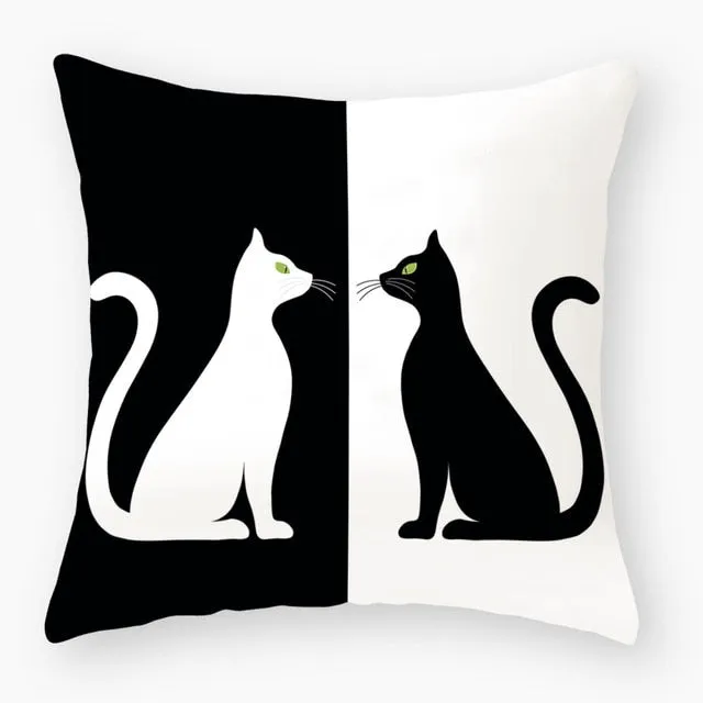 Funny Cat Cartoon Character Cat Cushions