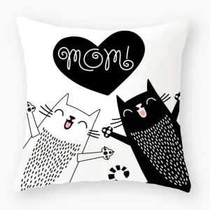Funny Cat Cartoon Character Cat Cushions