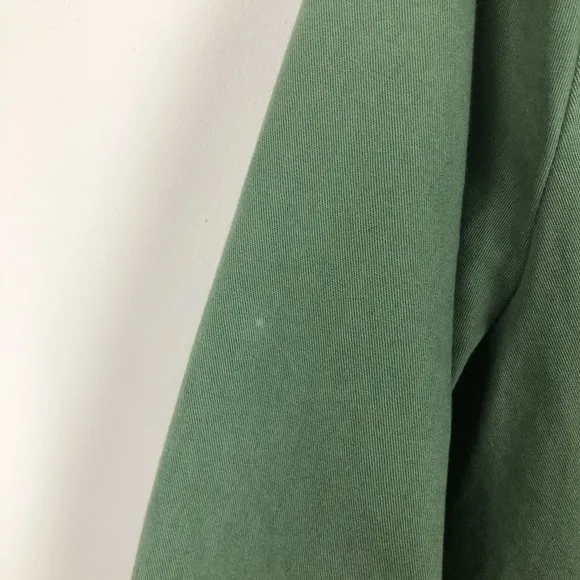 GAP Green Utility Jacket With Cheetah Collar