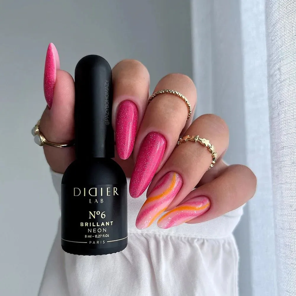 Gel Polish Brillant NEON, Didier Lab, No. 6, 8 ml