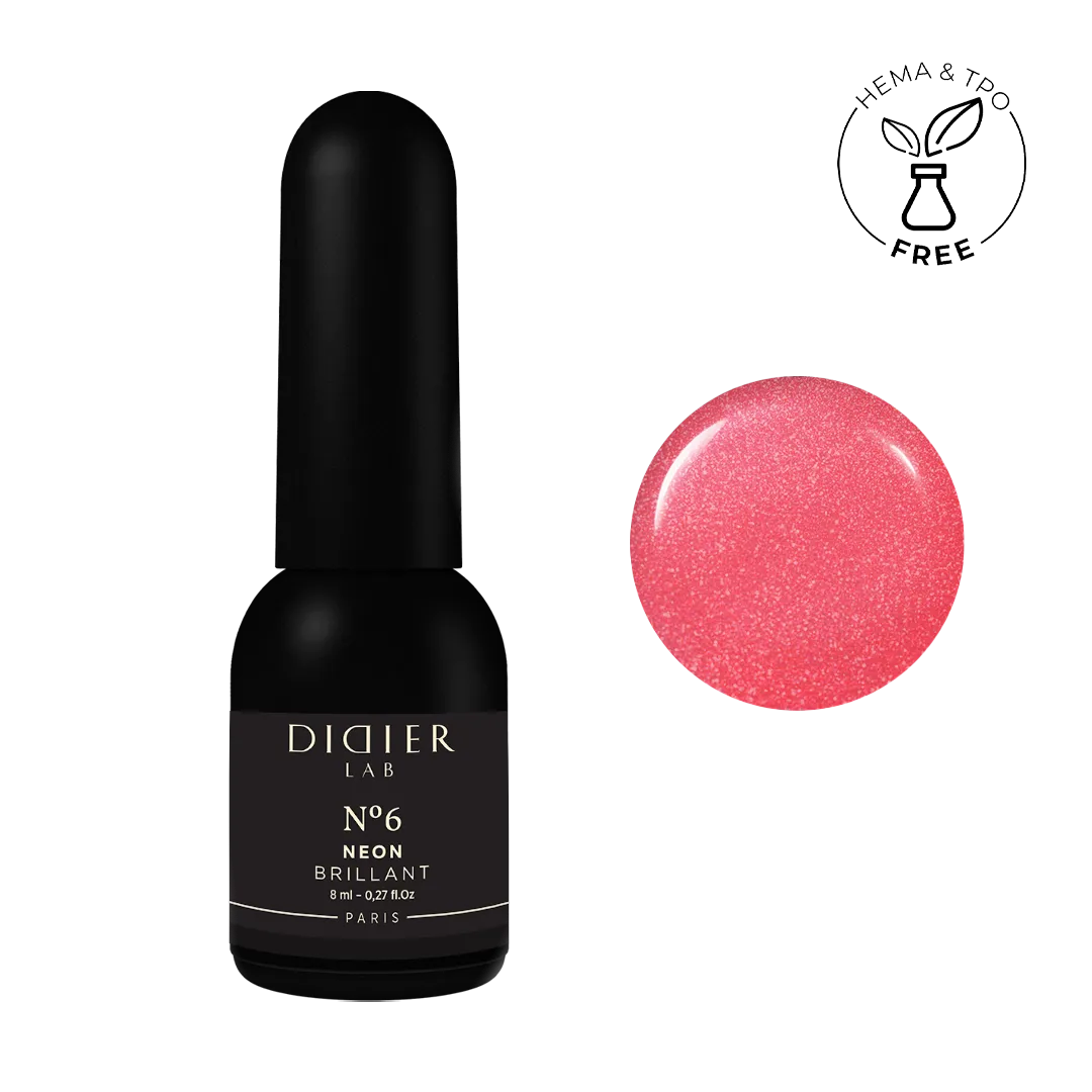 Gellak "Didier Lab", Brillant NEON, No6, 8ml