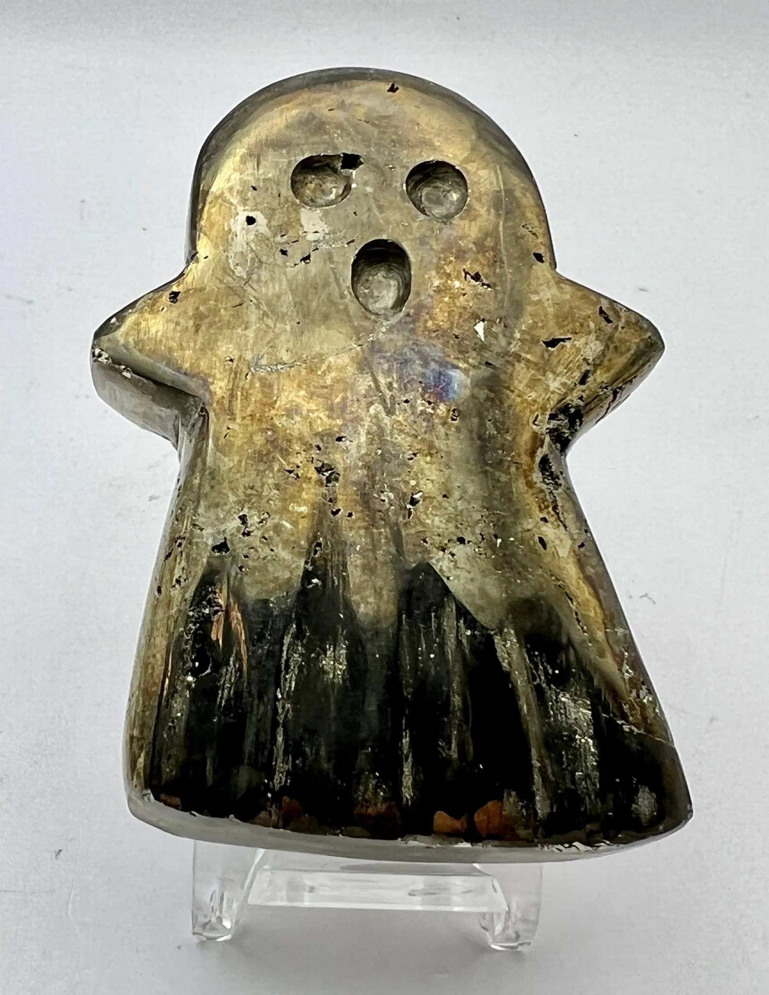 Gemstone Ghost Carving