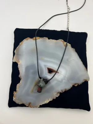 Gemstone Mushroom Pendant