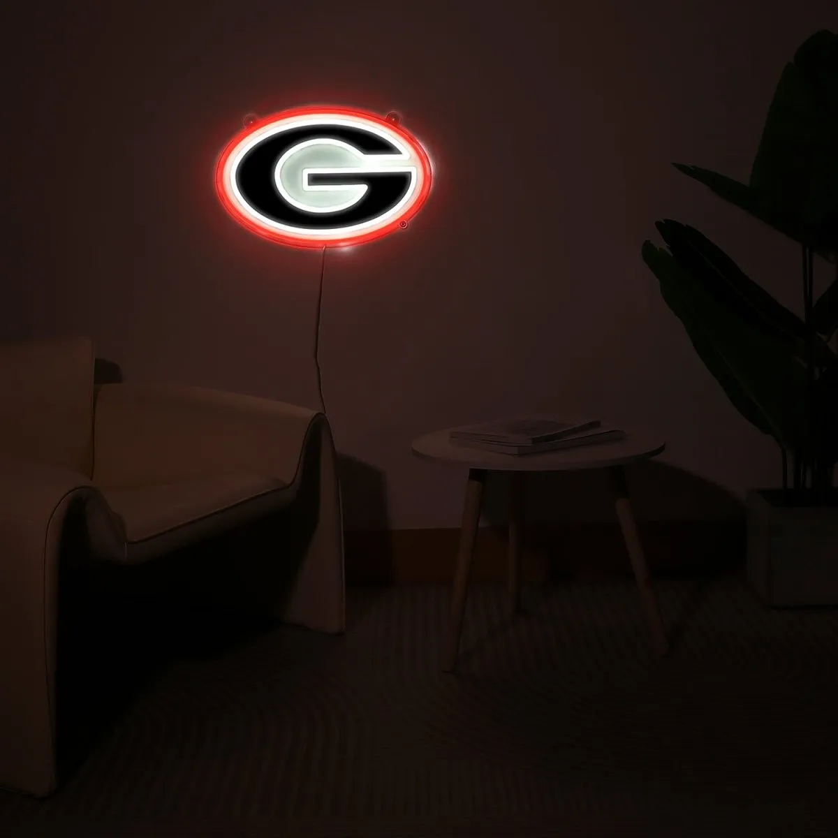 Georgia Bulldogs: Die-Cut LED Neon Sign