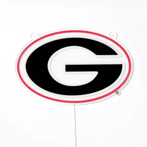 Georgia Bulldogs: Die-Cut LED Neon Sign