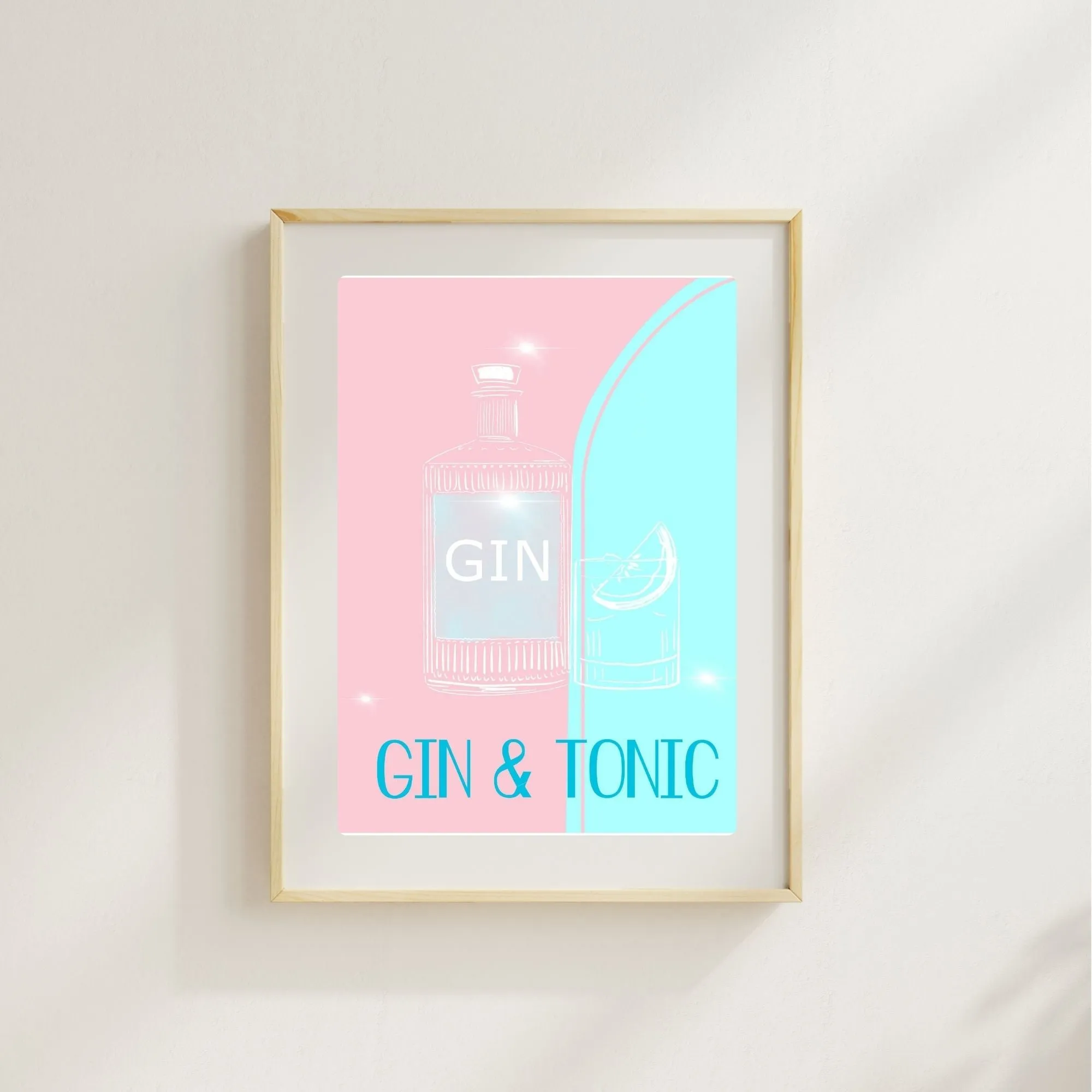GIN & TONIC - Art Print