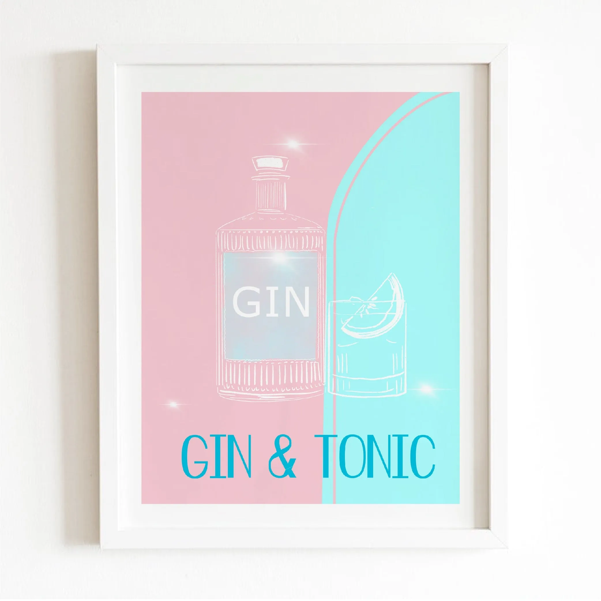 GIN & TONIC - Art Print