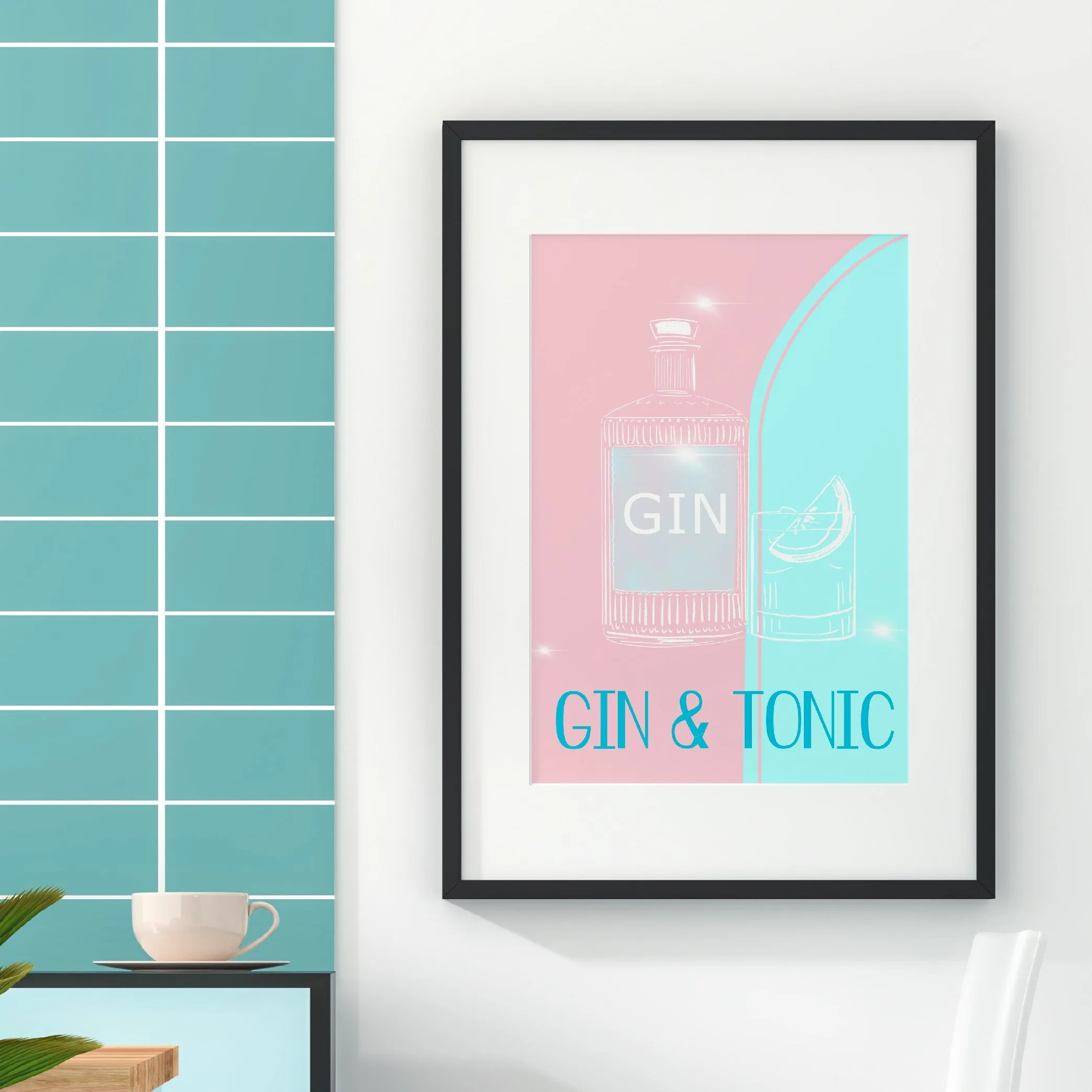 GIN & TONIC - Art Print