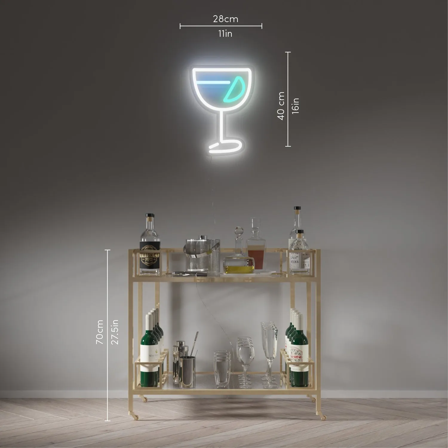 Gin & Tonic - LED neon sign