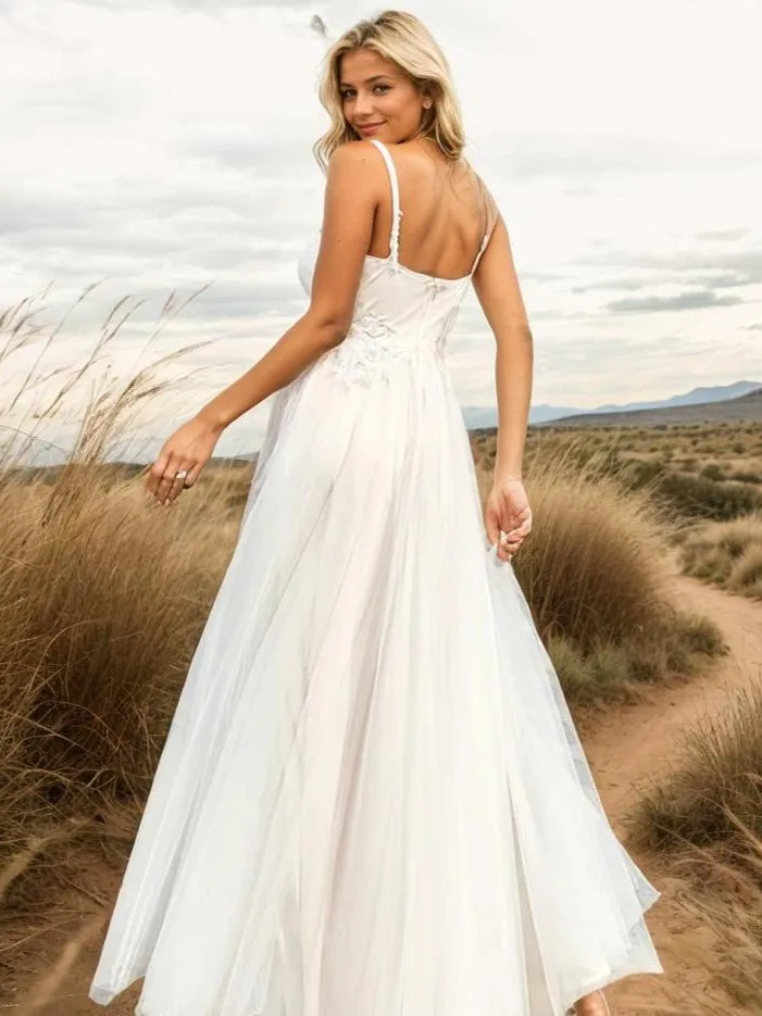 Gloria beaded Ivory/nude wedding gown Express NZ Wide