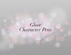 Glow Character Pens