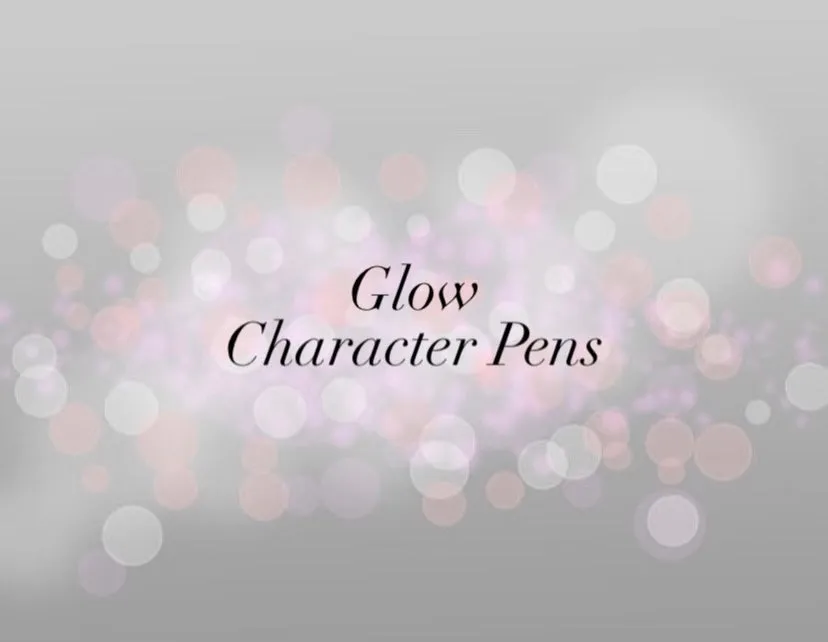 Glow Character Pens