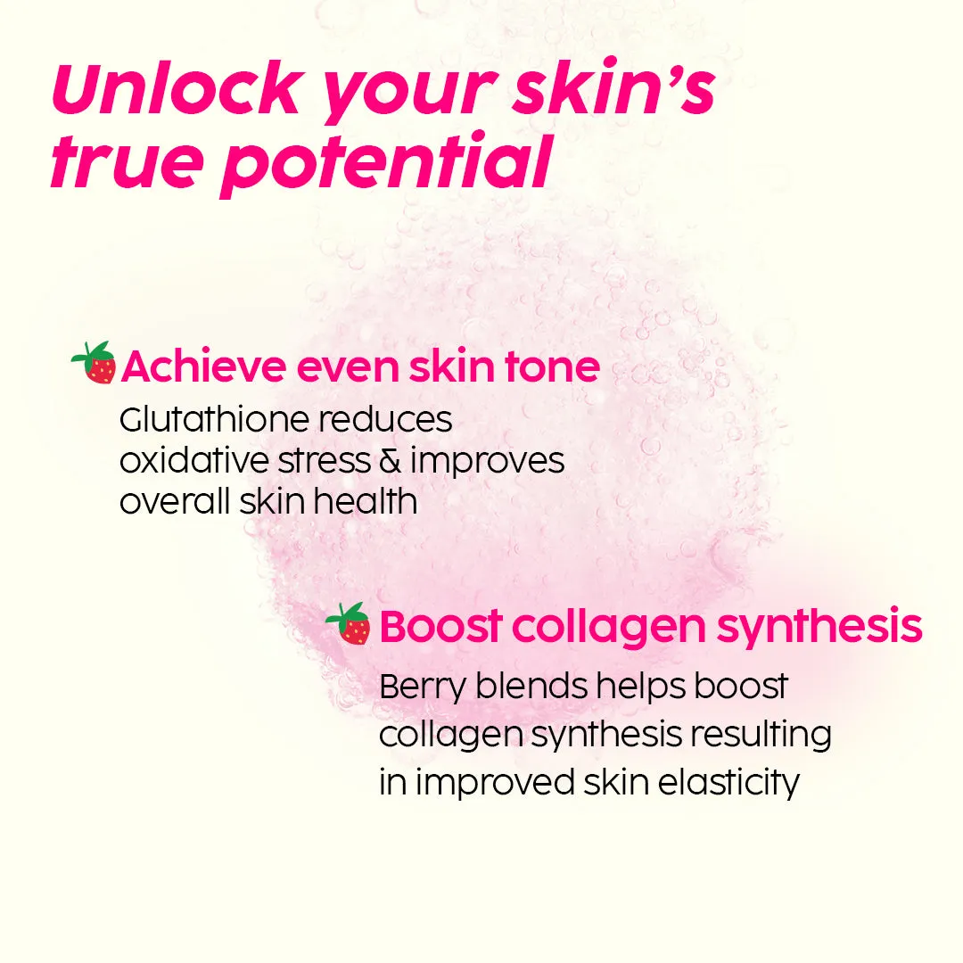 Glowy Skin Effervescent with 500mg Glutathione Singa