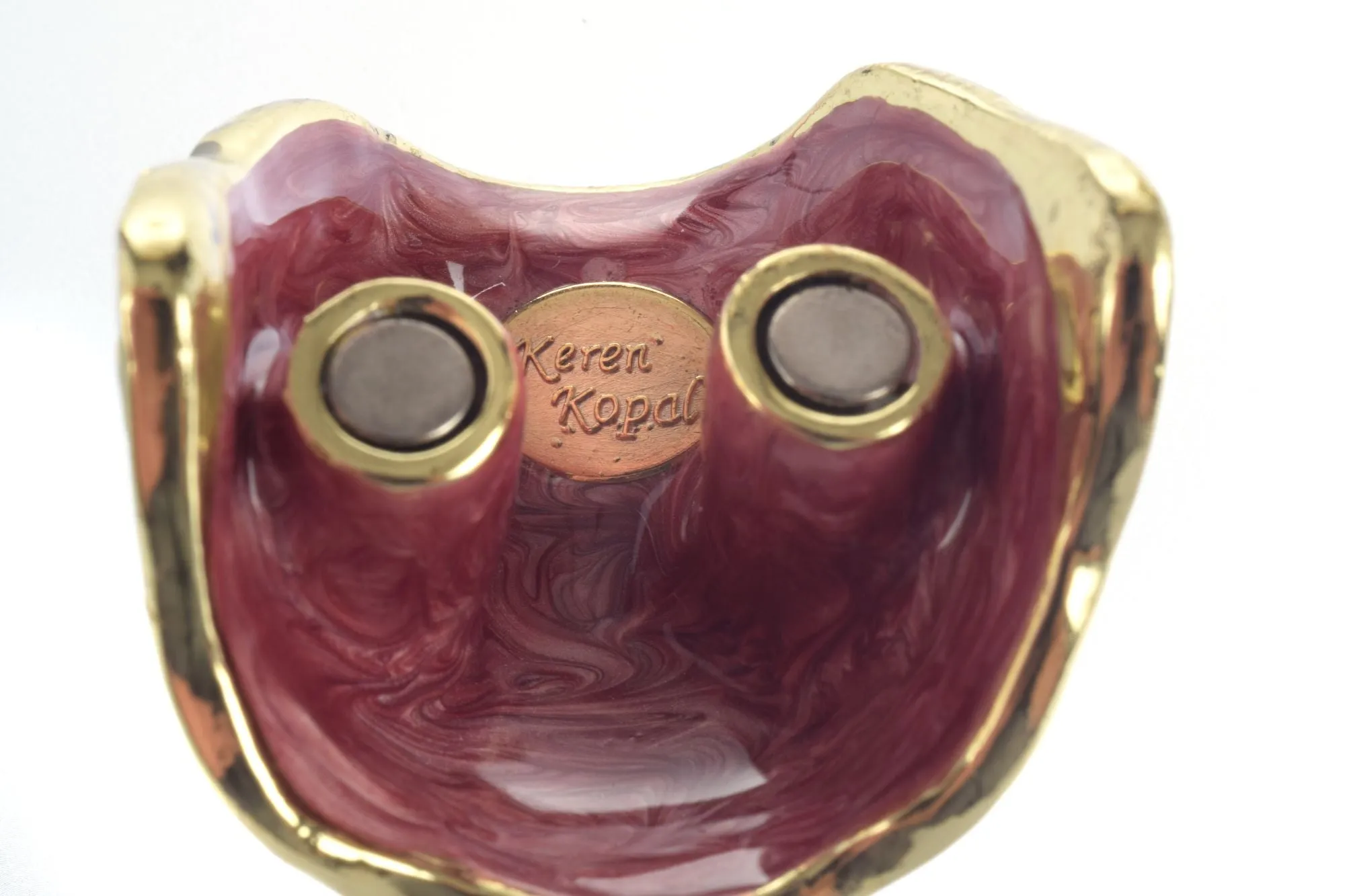 Gold Elephant Trinket Box Decorated with Swarovski Crystals
