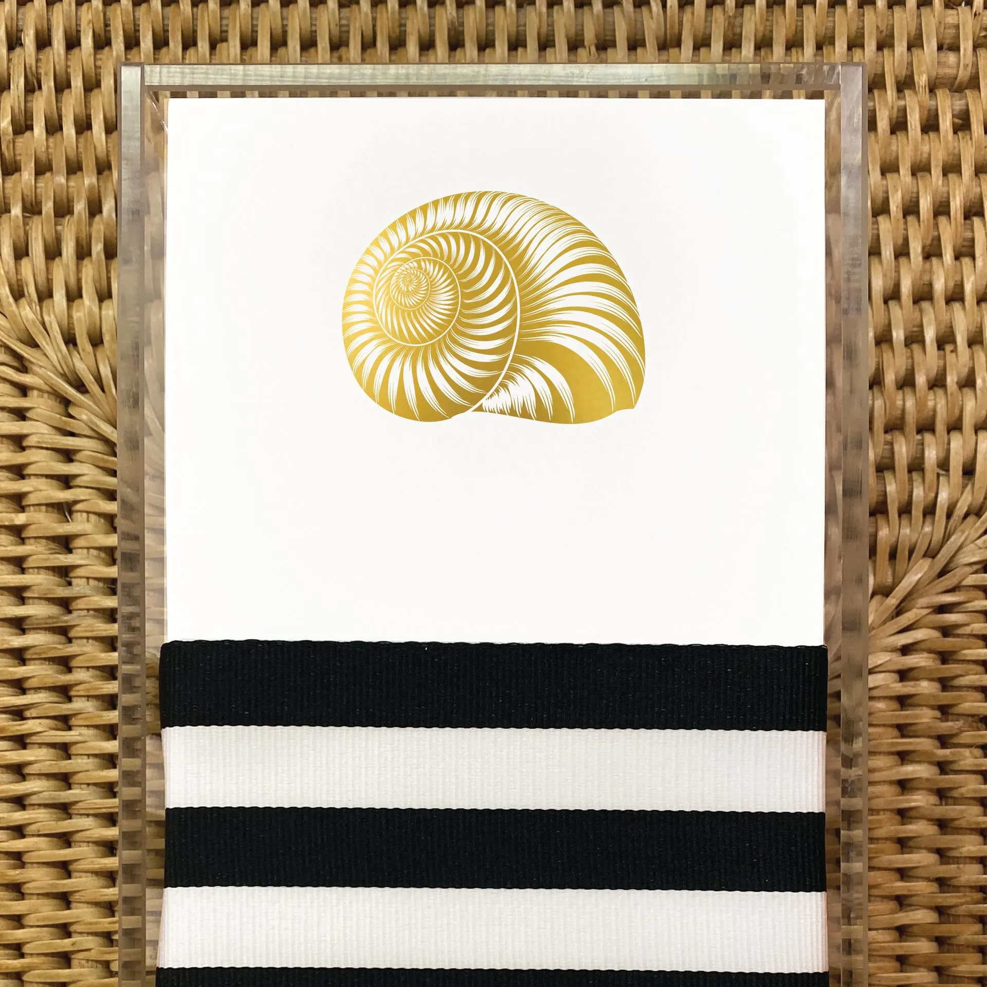 Gold Foil Buck Nautilus