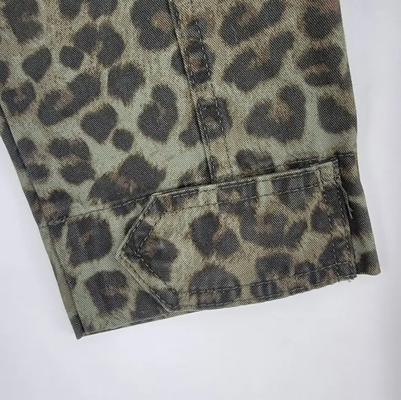 Good American Leopard Utility Jacket