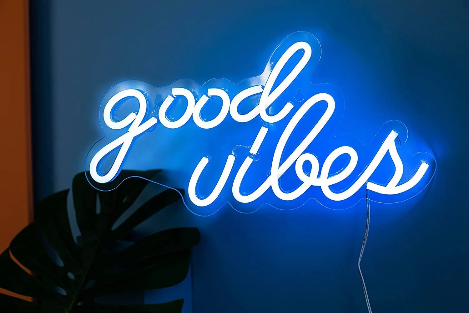 Good Vibes Neon Sign for Bedroom Wall Decor Entertain Your Eyes and Enlighten Your Life!