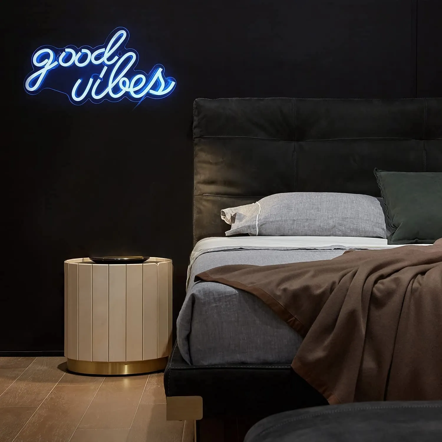 Good Vibes Neon Sign for Bedroom Wall Decor Entertain Your Eyes and Enlighten Your Life!