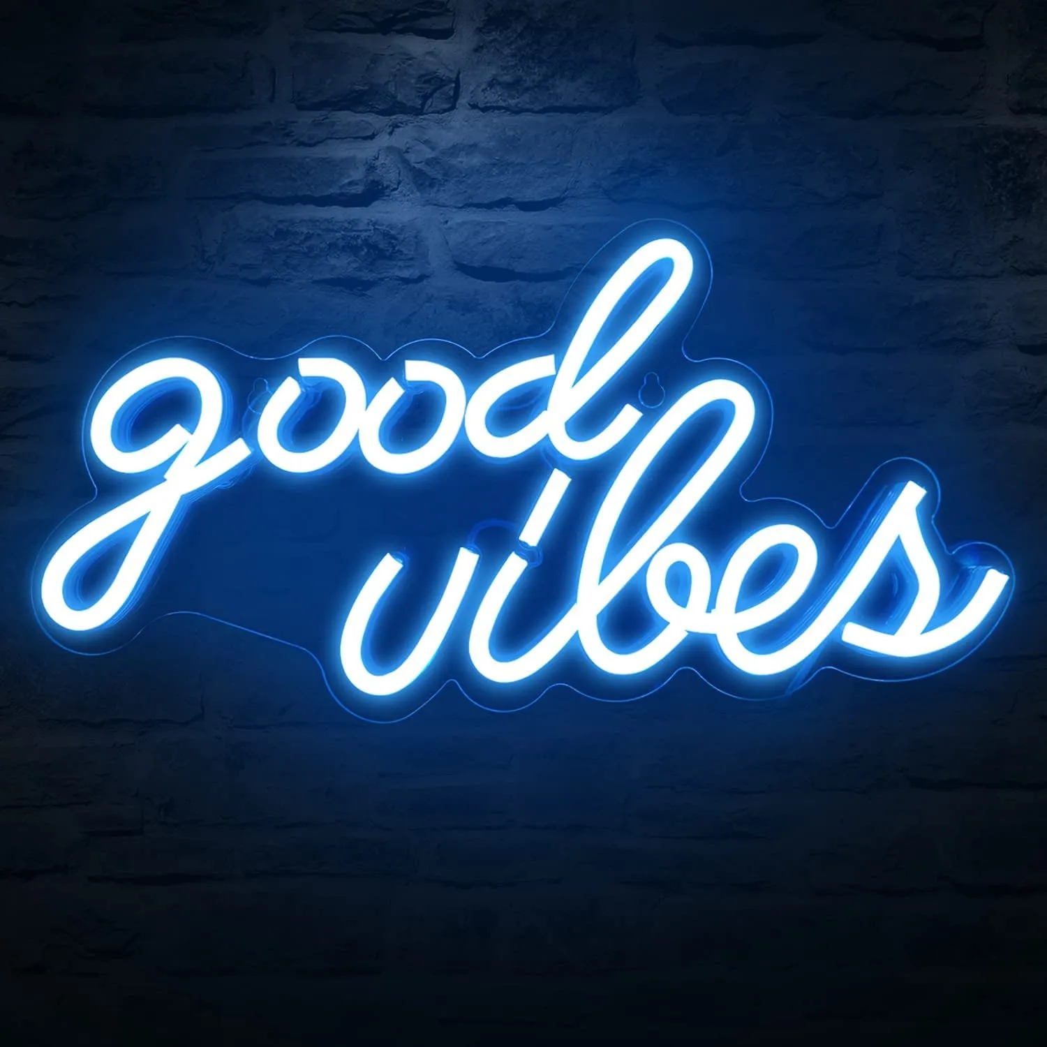 Good Vibes Neon Sign for Bedroom Wall Decor Entertain Your Eyes and Enlighten Your Life!