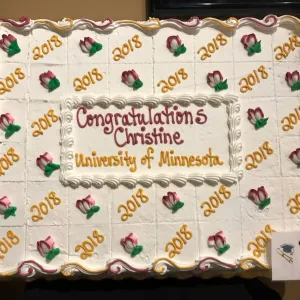 Graduation Greeting Card Sheet Cake