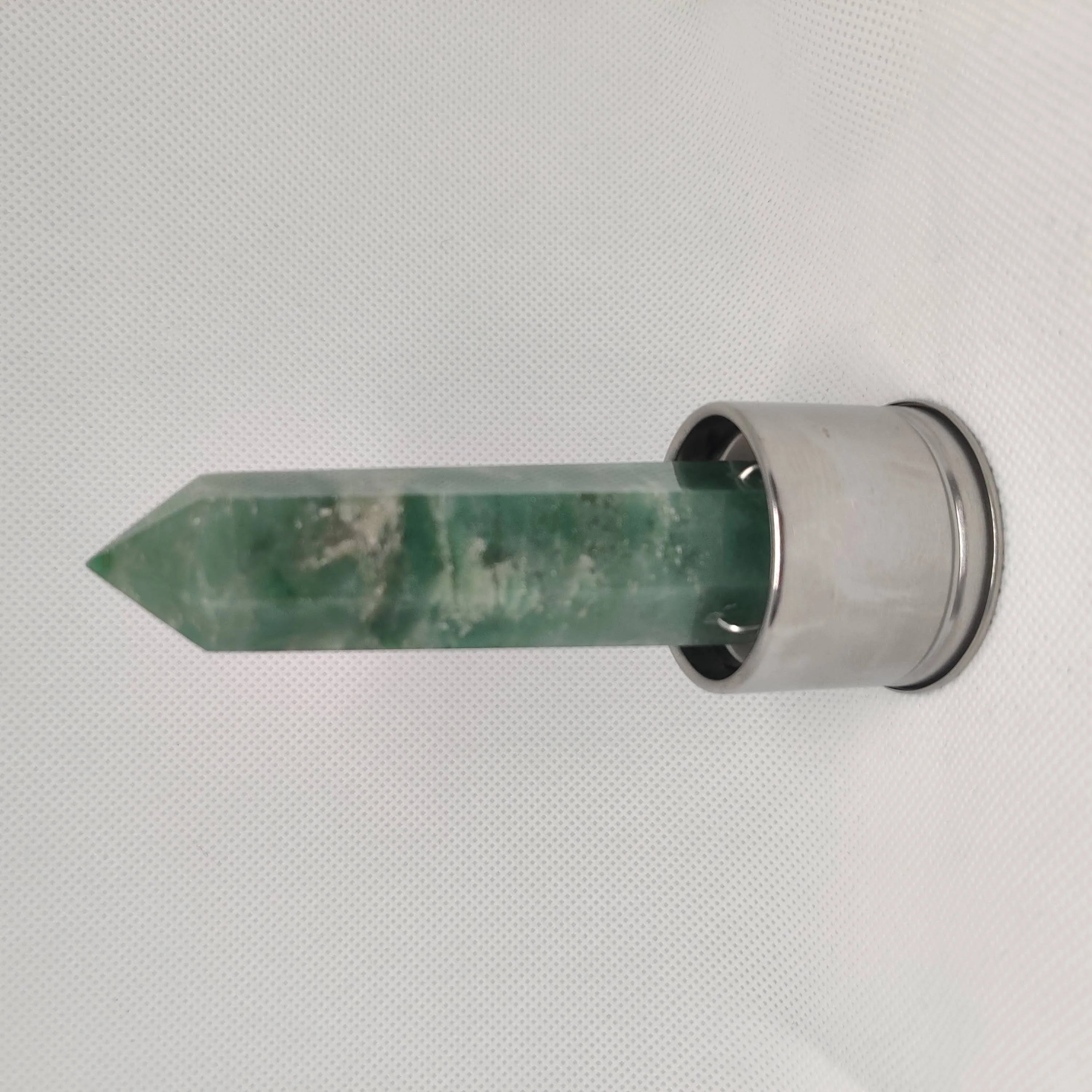 Green Aventurine Quartz Point for Crystal Water Bottle
