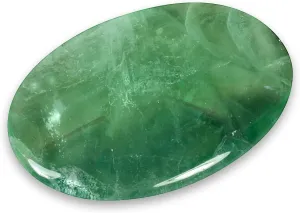 Green Fluorite Palm Stone