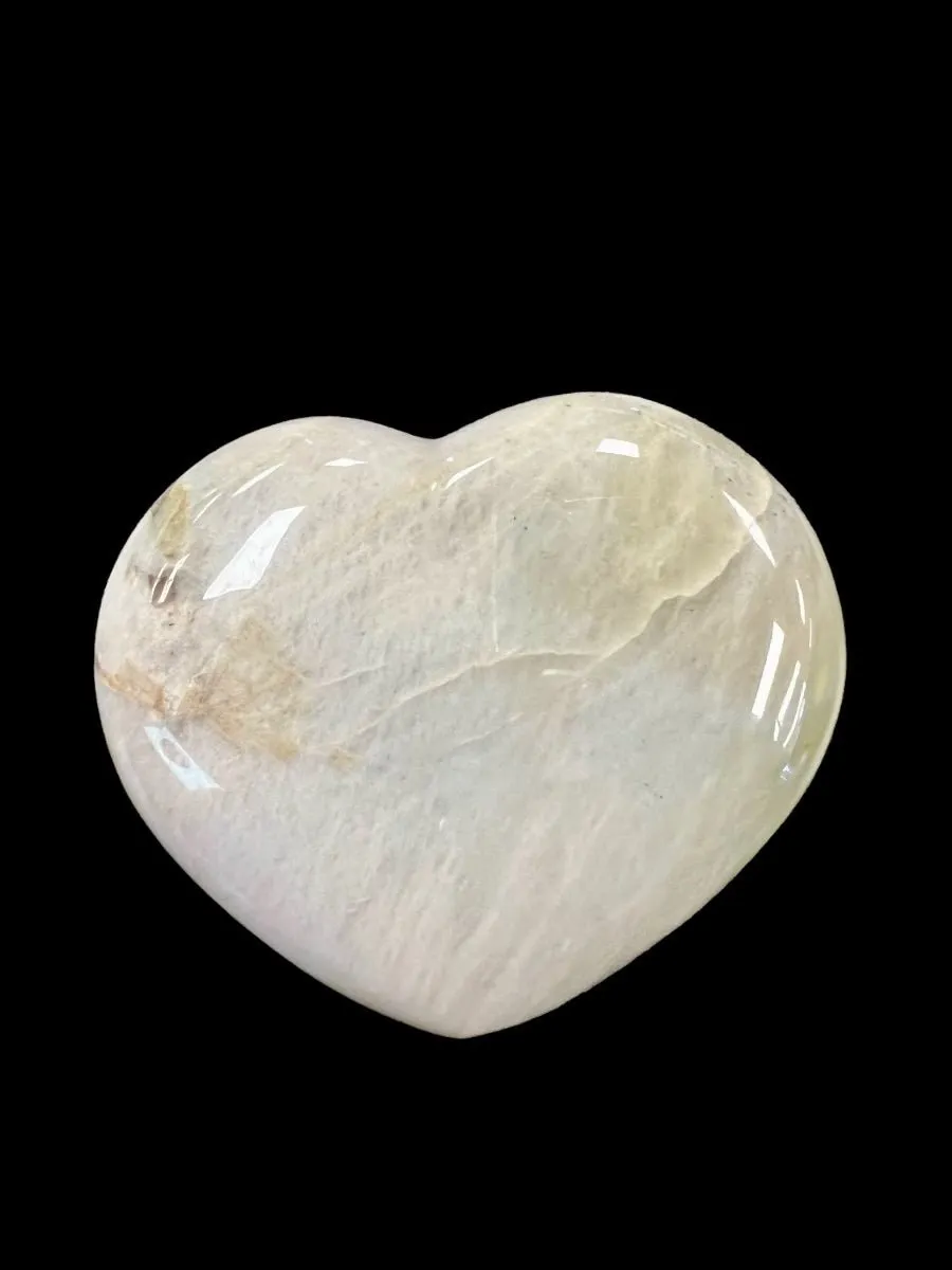 Green Moonstone Heart