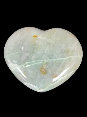 Green Moonstone Heart