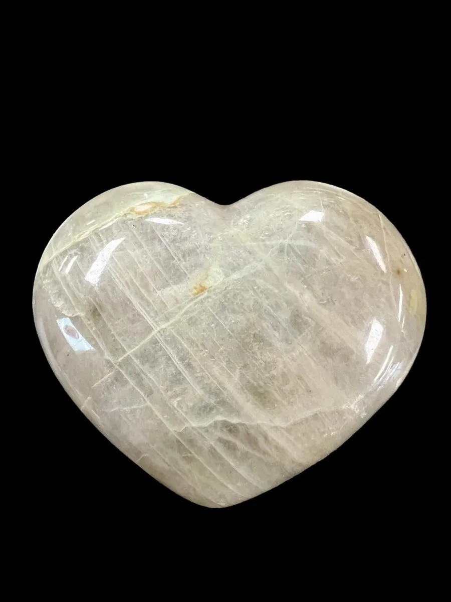 Green Moonstone Heart