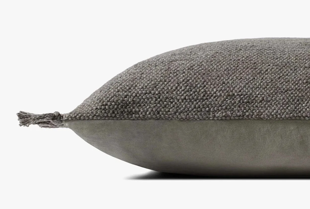 GREY 22'' x 22'' /Pillow Cover Only
