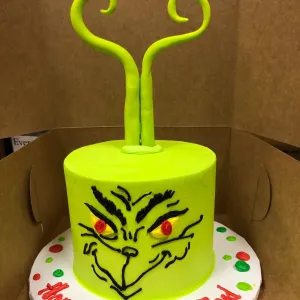 Grinch Cake (3 layer 6" round)